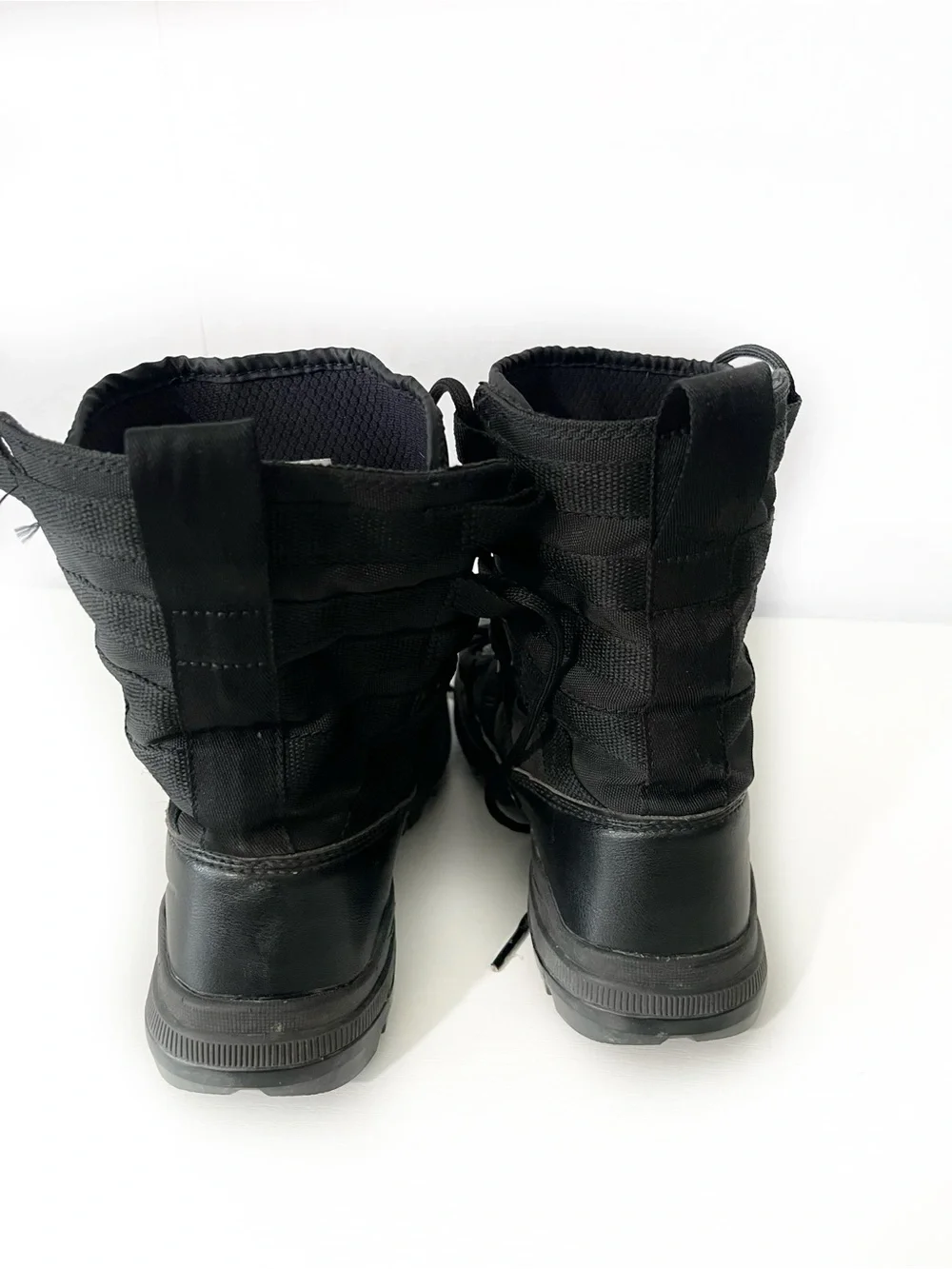 Nike Kids Black High-Top Lace Tactical Boots